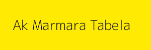 Ak Marmara Tabela